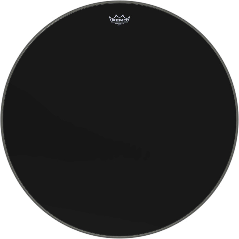 Peau Ebony Ambassador 28" pour Grosse caisse