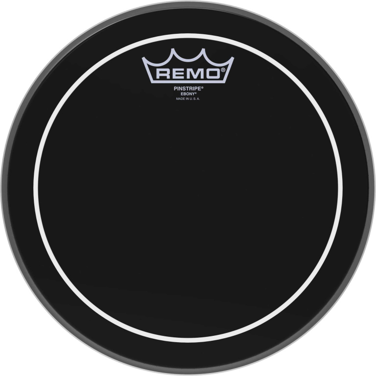 Peau Ebony Pinstripe 10" pour Tom/ Caisse claire