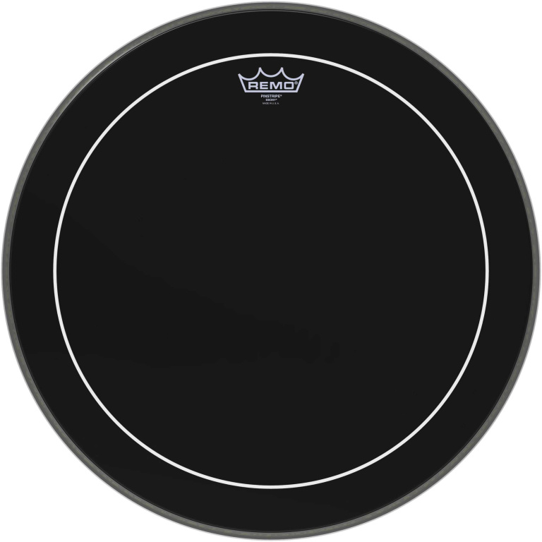 Peau Ebony Pinstripe 20" pour Grosse caisse