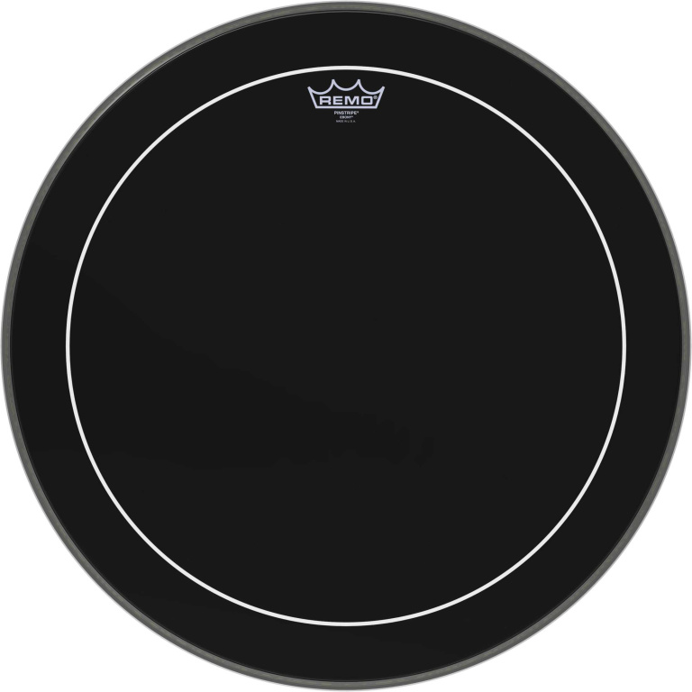 Peau Ebony Pinstripe 22" pour Grosse caisse
