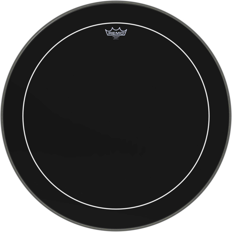Peau Ebony Pinstripe 26" pour Grosse caisse