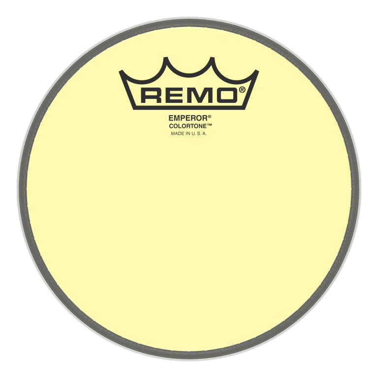 Peau de frappe Emperor Colortone, jaune, 6"