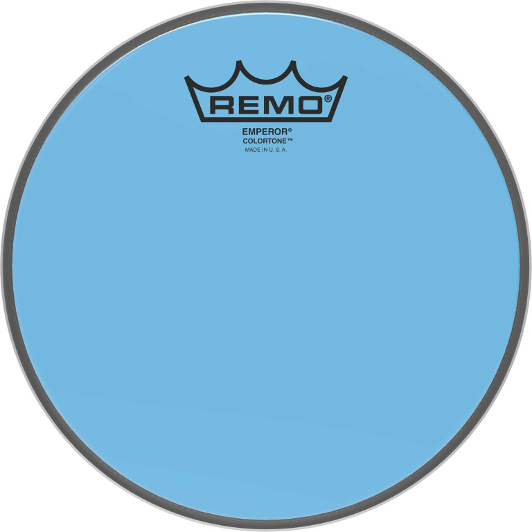 Peau de frappe Emperor Colortone, bleu, 8"