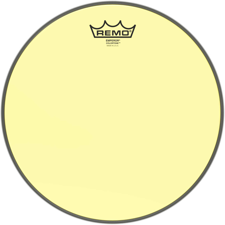 Peau de frappe Emperor Colortone, jaune, 12"