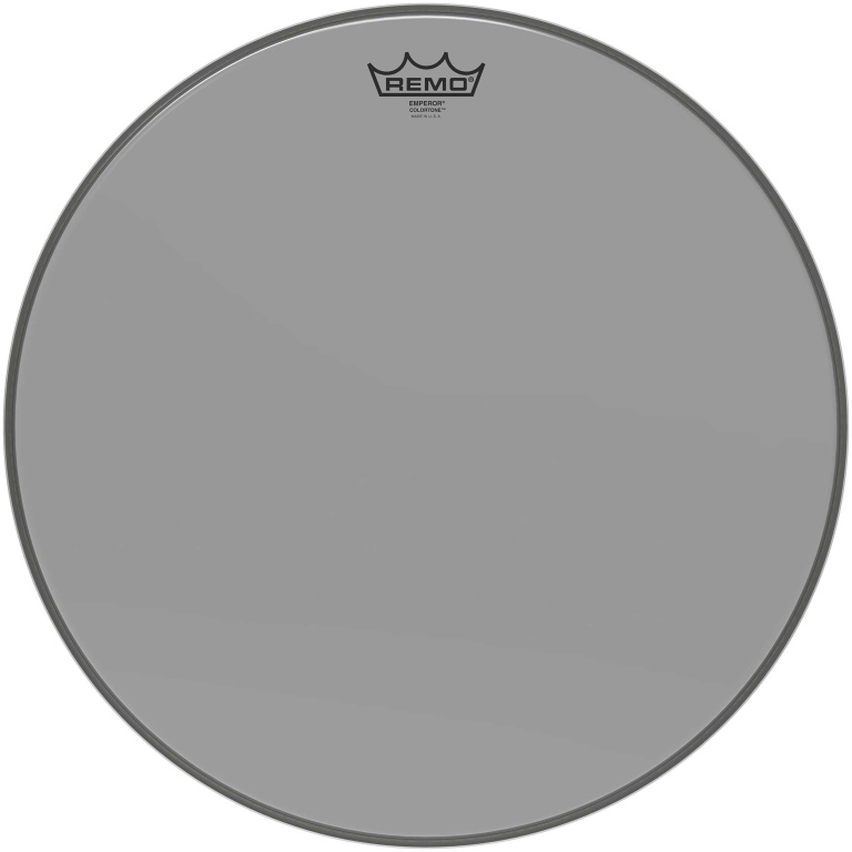 Peau de frappe Emperor Colortone, smoke, 18"