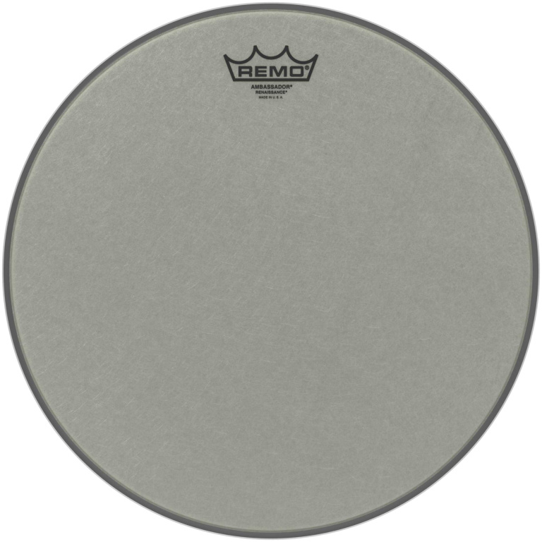 Peau Renaissance Ambassador 14" pour Tom/ Caisse claire/ Tom sur pieds