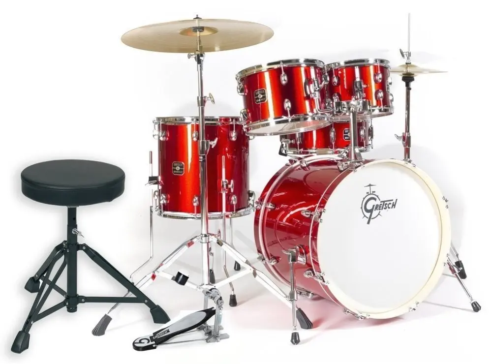 Batterie complète GRETSCH  + 2 Cymbales PAISTE Energy Essentiel FUSION - GC20