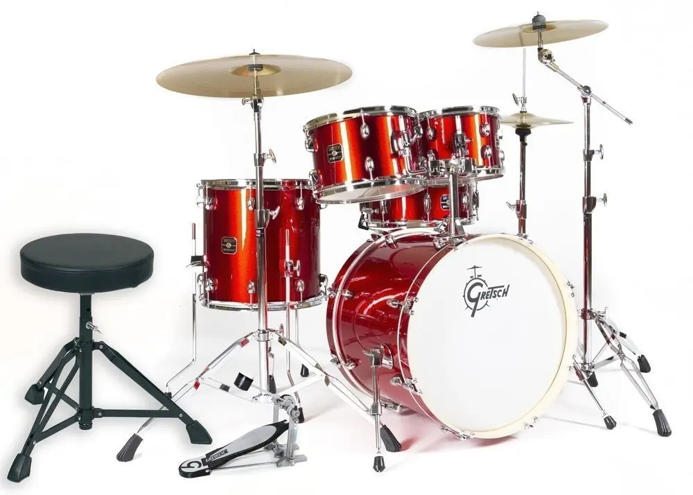 Batterie complète GRETSCH Energy Intégrale + 3 Cymbales PAISTE FUSION - GC20