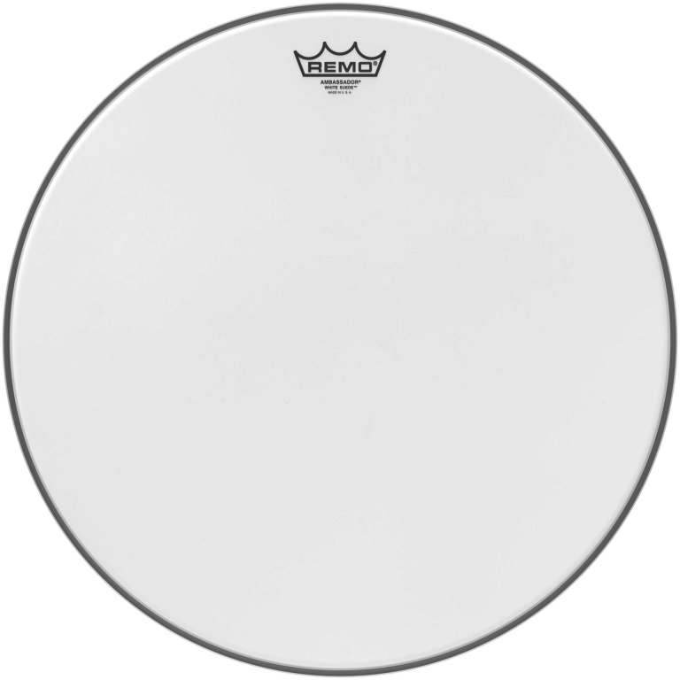 Peau White Suede Ambassador 18" pour Tom sur pieds