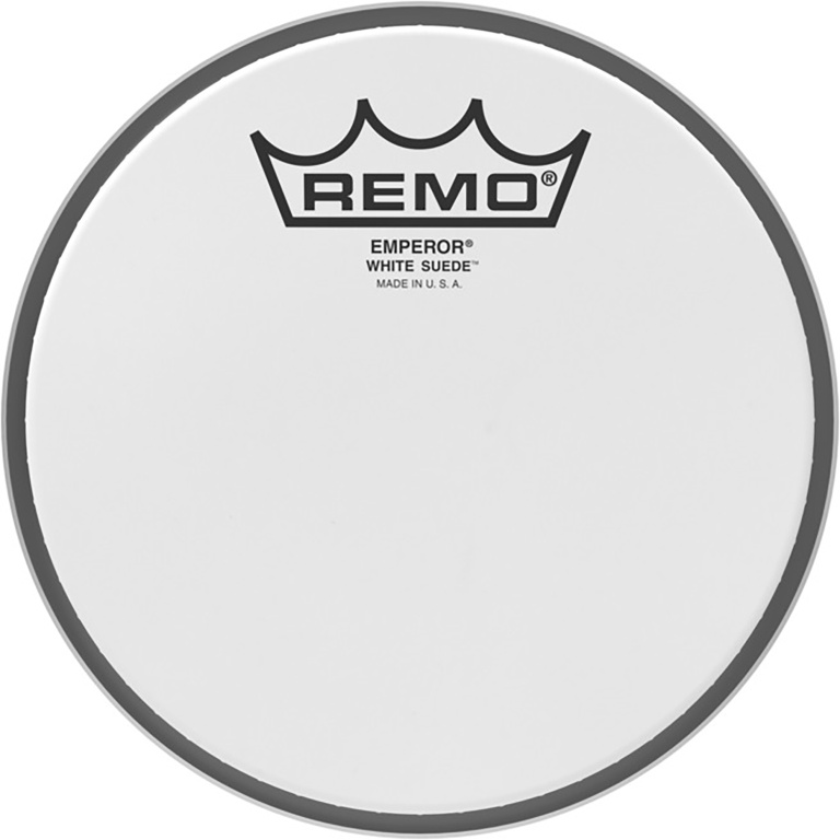 Peau de frappe White Suede Emperor de 6"