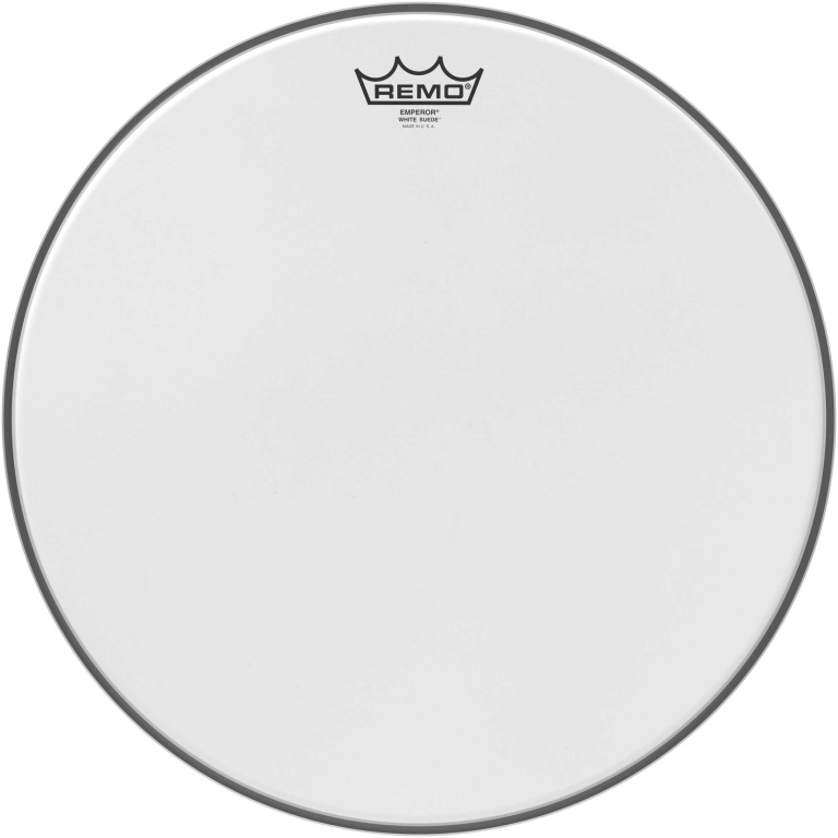 Peau de frappe White Suede Emperor de 16"