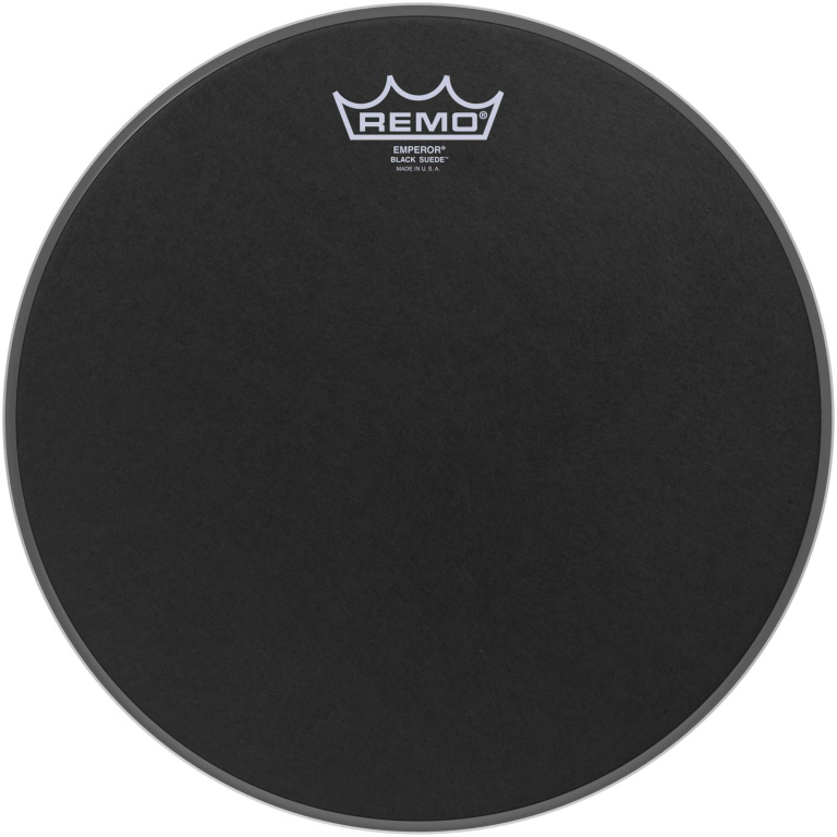 Peau Black Suede Emperor 12" pour Tom/ Caisse claire