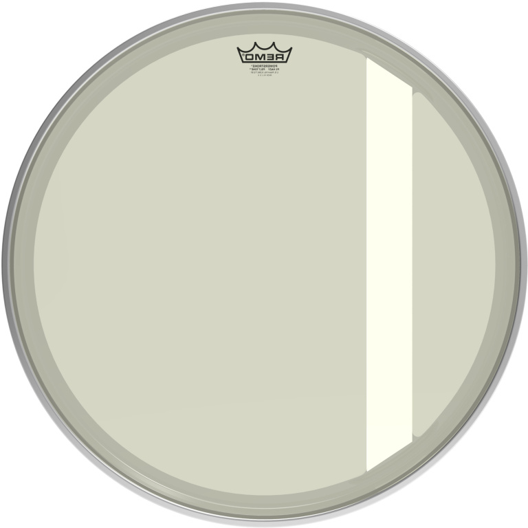 Peau de frappe Powerstroke 3 Hazy Felt Tone de 22" pour grosse caisse