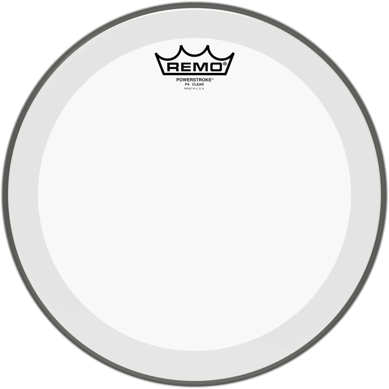 Peau Powerstroke 4 transparente 12" avec double pli pour Tom