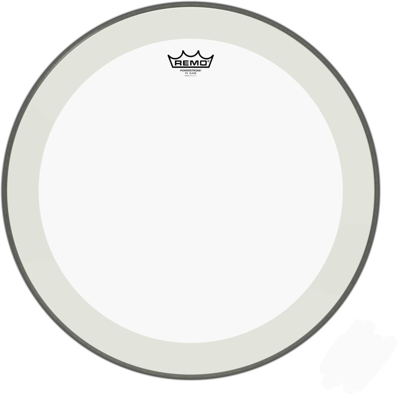 Peau Powerstroke 4 transparente 20" avec double pli + renfort transaparent