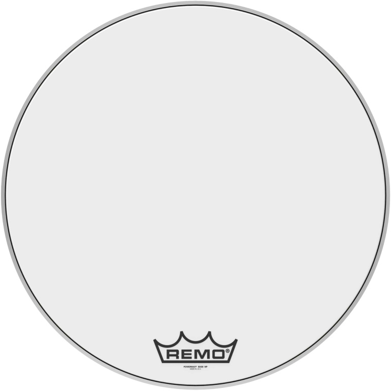 Peau Powermax Ultra White 24" pour grosse caisse de parade
