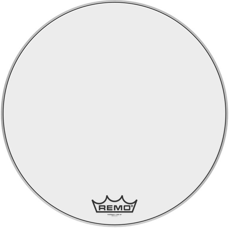 Peau Powermax 2 Ultra White 28" pour grosse caisse de parade