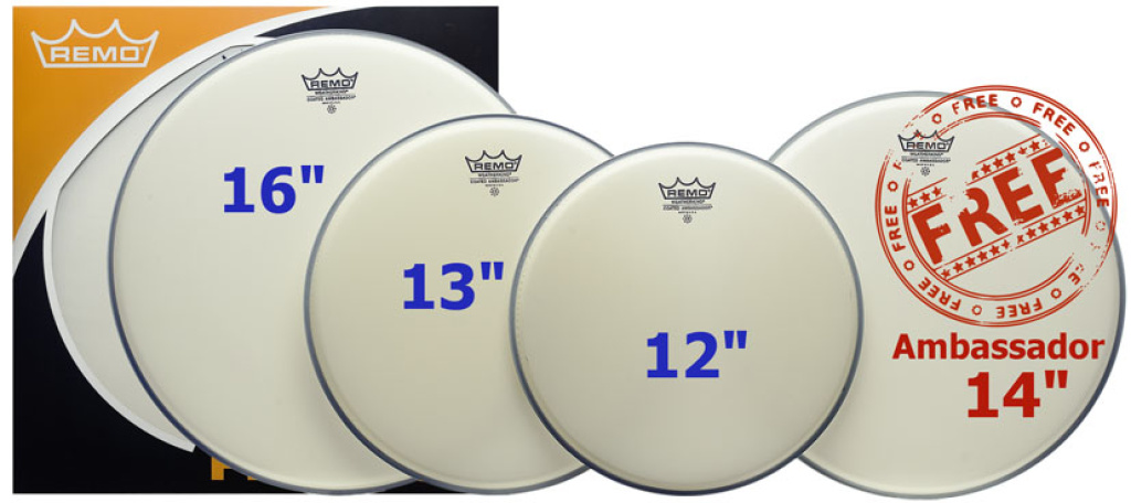 ProPack (Ambassador sablée 12", 13", 16" + BA-0114-00 14" gratuite)