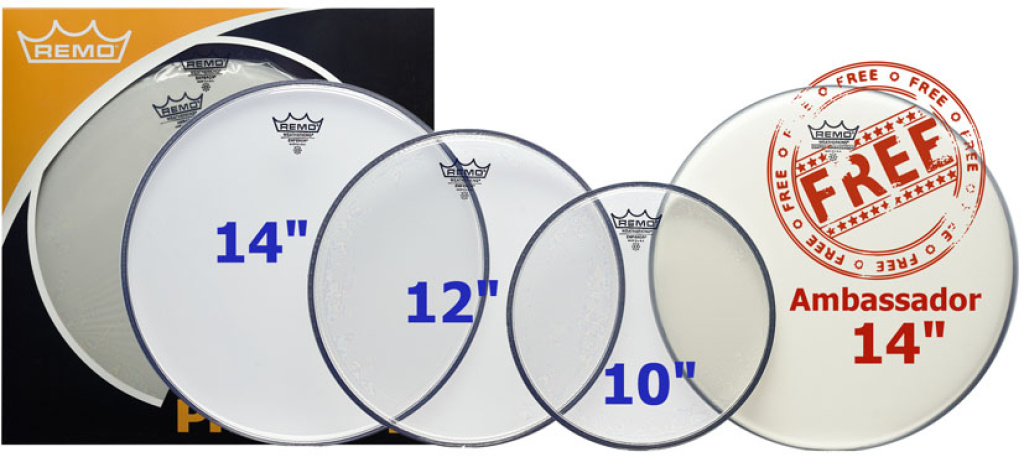 ProPack (Emperor transparente 10", 12", 14" + BA-0114-00 14" gratuite)