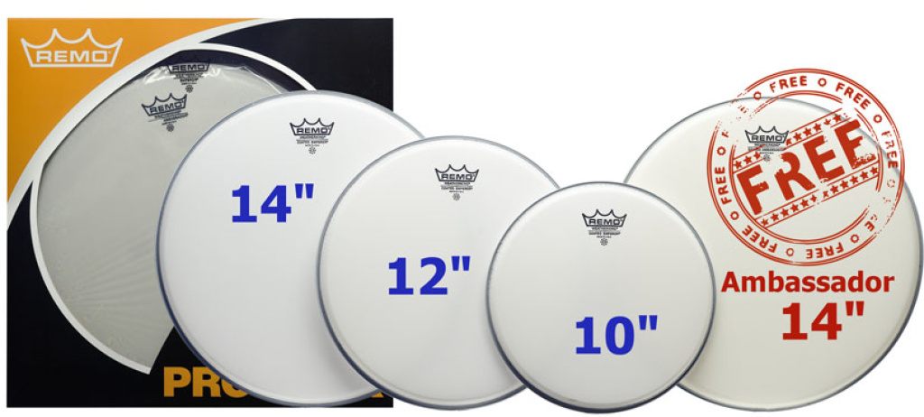ProPack (Emperor sablée 10", 12", 14" + BA-0114-00 14" gratuite)