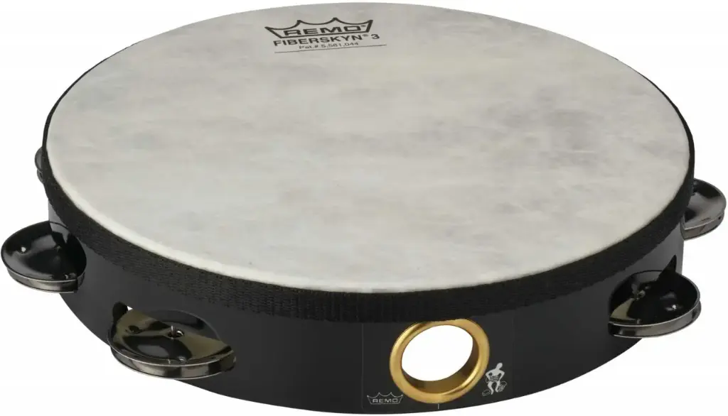 Tambourin 8" cymbalettes sur 1 rangée - Tambour de basque