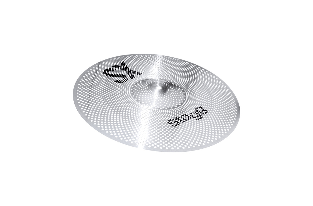 Cymbale d'entraînement silencieuse crash 18"