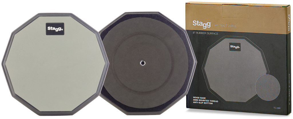 Practice pad de table de 8" (tampon d'exercice), décagonal