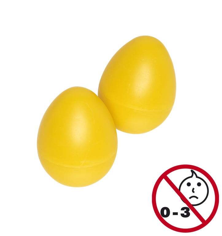 Paire de Egg Shakers en plastique