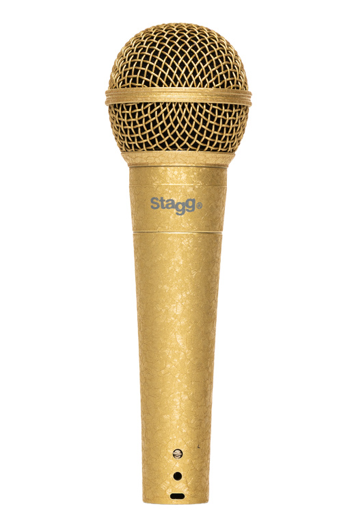 Microphone dynamique cardioïde, édition spéciale doré