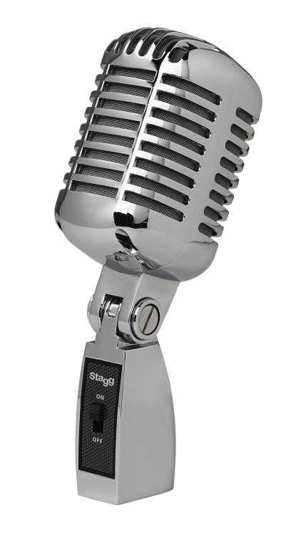 Microphone dynamique cardioïde de style vintage, modèle professionnel, cellule DC04