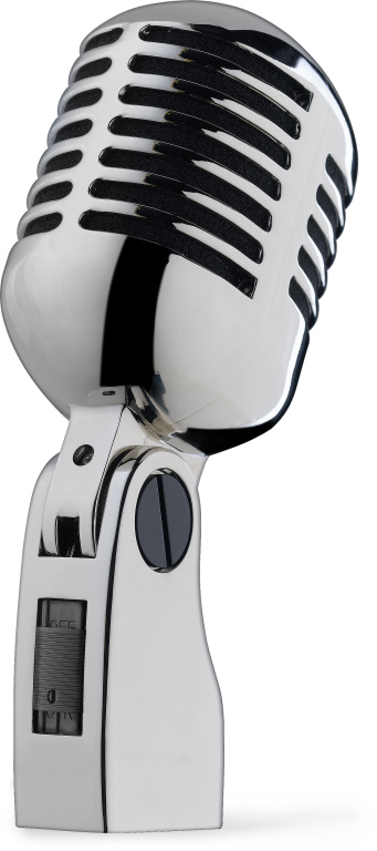 Microphone dynamique type "Années '50/'60" pour la voix
