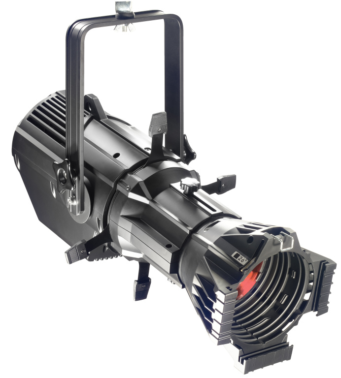 Projecteur découpe de 180 watts, armature noire en plastique (Fixed Lens Spot 180 RGBW)