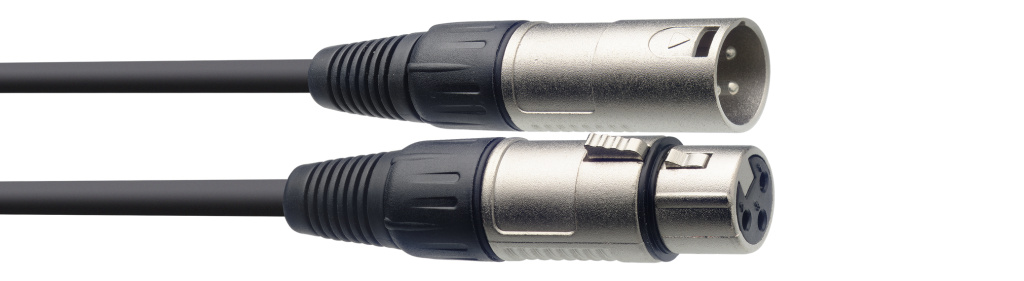 Câble de microphone XLR/XLR (m/f), 6 m