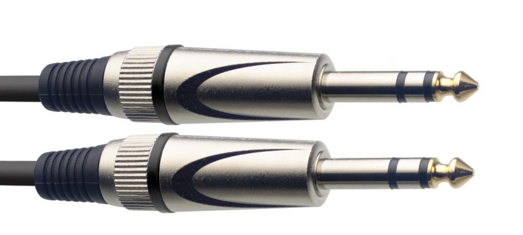 Câble audio, jack/jack (m/m), 1 m
