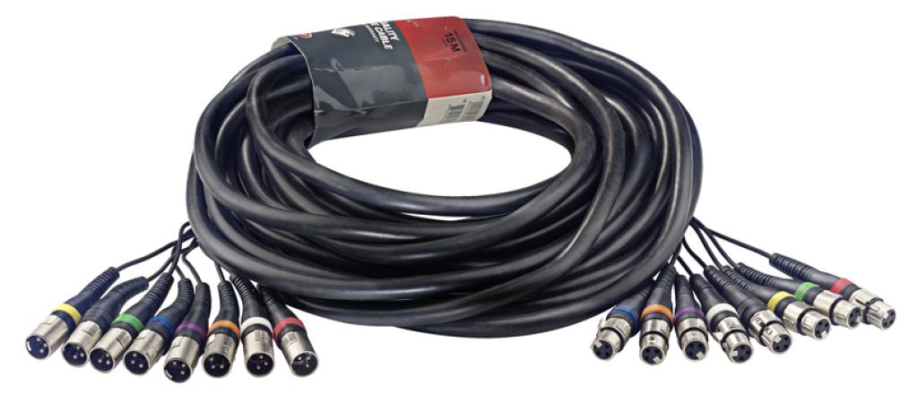 Multicâble - 8 x XLR f./8 x XLR m