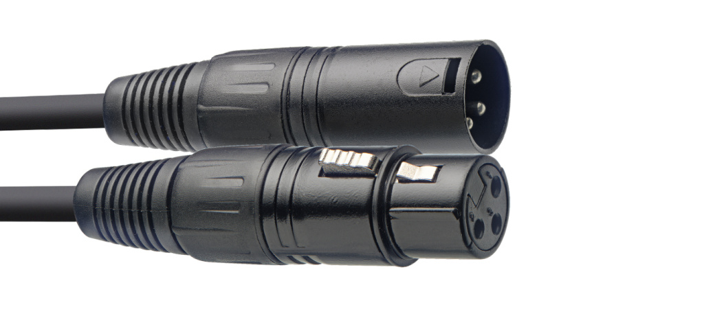 Câble DMX, XLR/XLR (m/f), 1,5 m