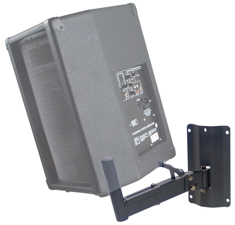 2 pc de supports muraux inclinables pour baffles, avec manchons