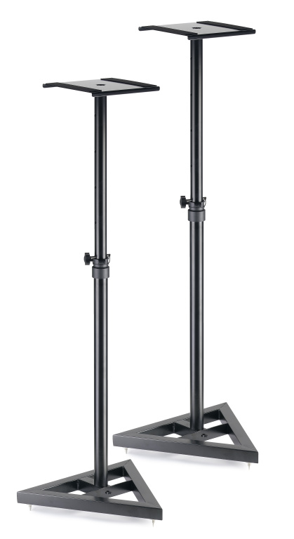 2 supports de moniteur de studio, en acier, réglables en hauteur