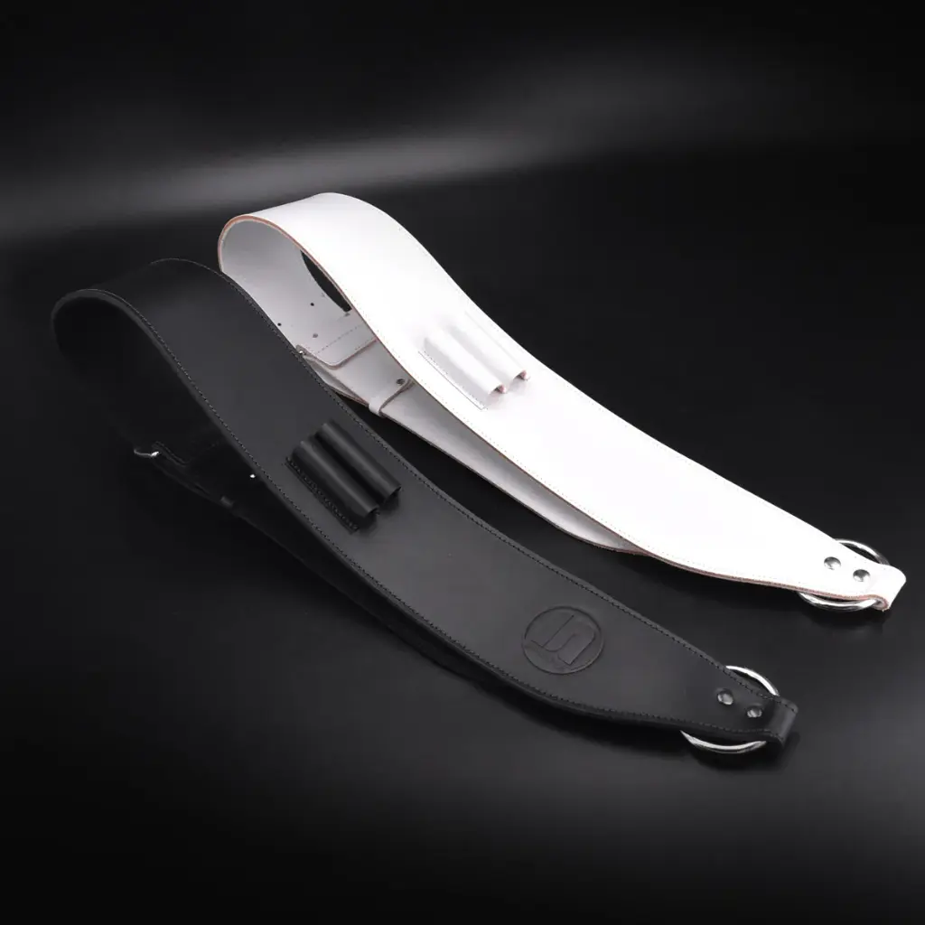 Baudriers Soundrums 3/4 NOIR Cuir avec porte-baguettes cuir