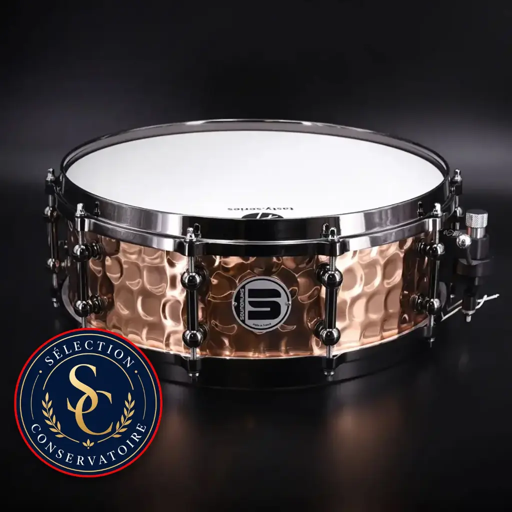 Caisse claire Bronze SMC "Sound Mastery Concert" Black/Bronze - 14"x5"