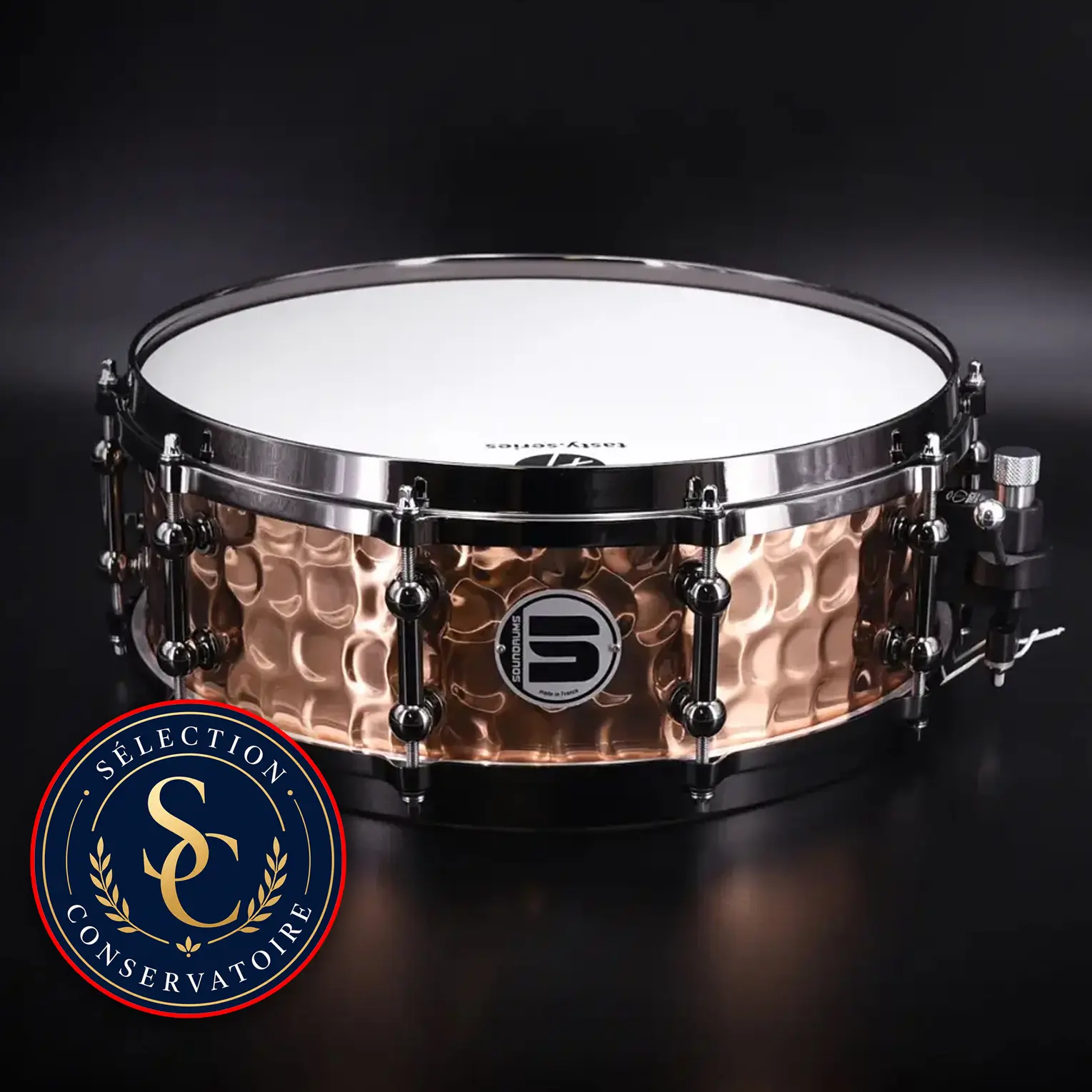 Caisse claire Bronze SMC "Sound Mastery Concert" Black/Bronze - 14"x5"
