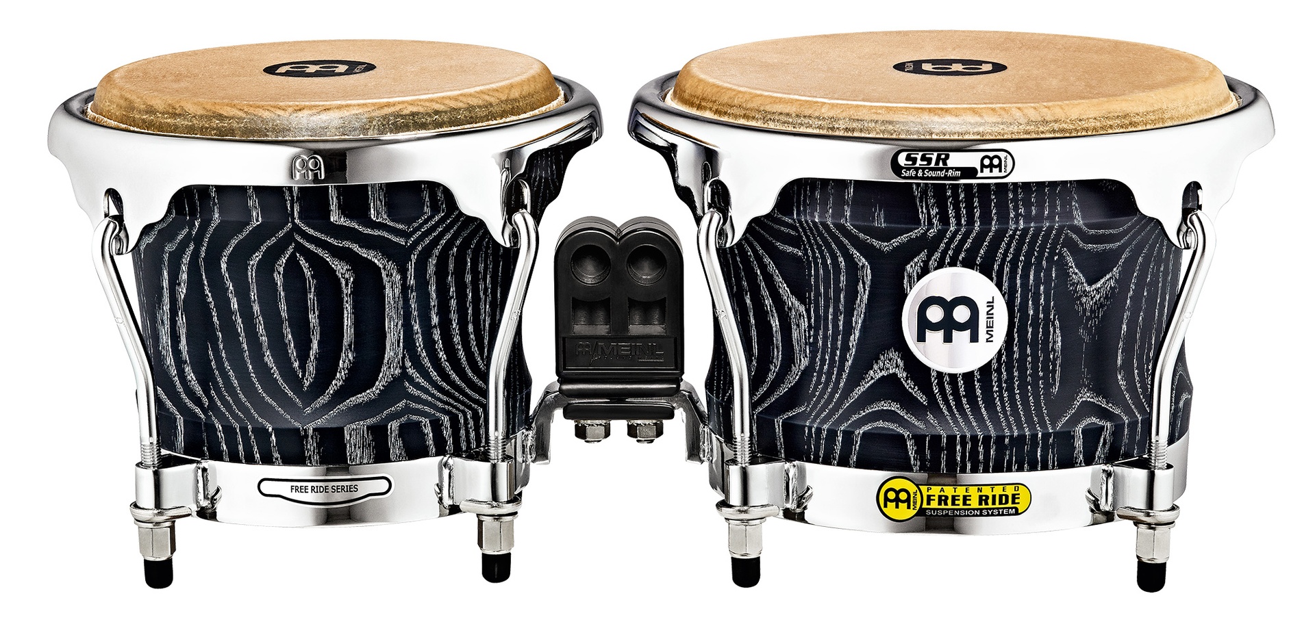 Bongos MEINL |WOODCRAFT 7/8.5" NOIR MAT