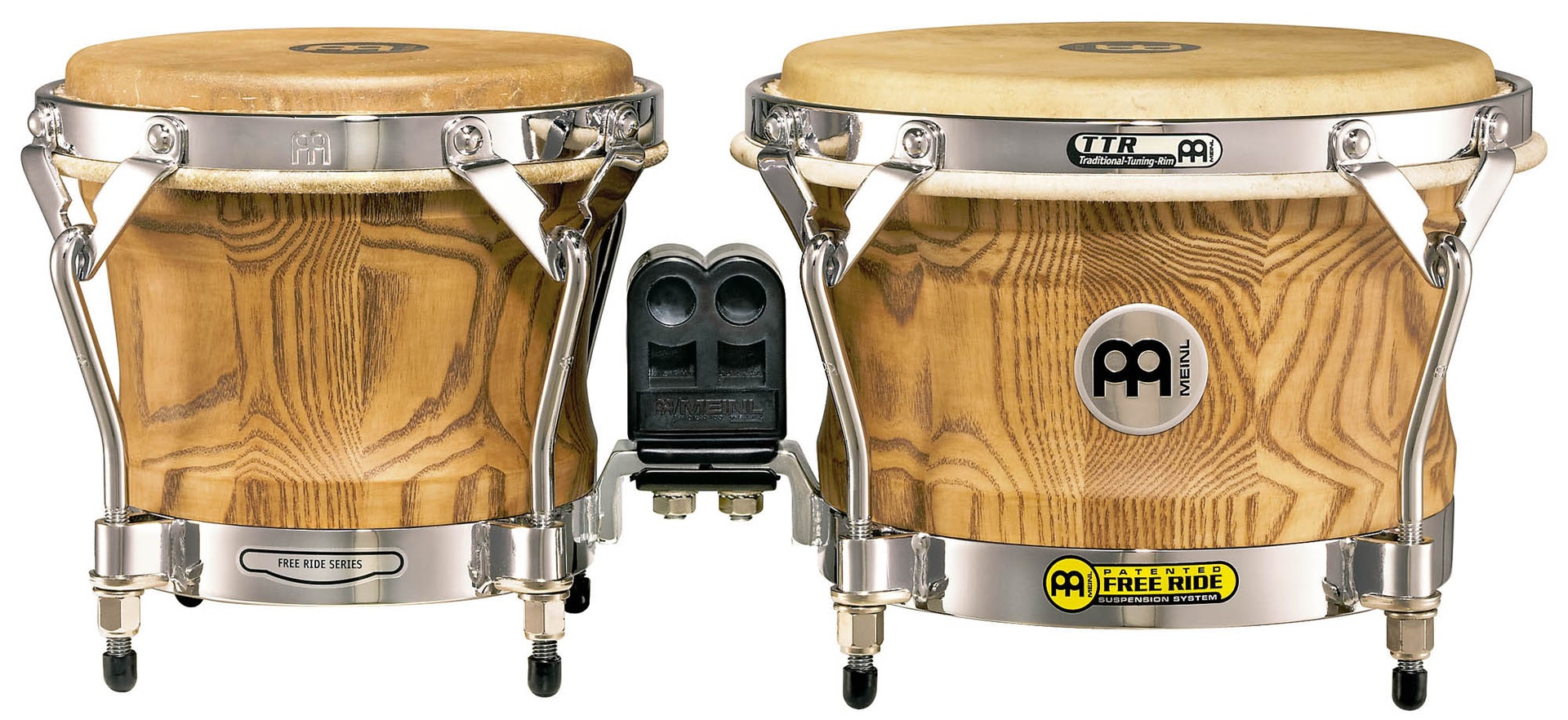 Bongos MEINL |WOODCRAFT 7/9" FRENE ZEBRE