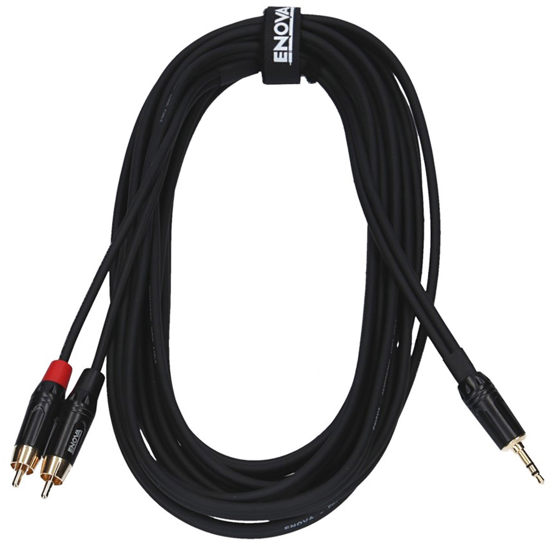 CABLE PATCH ENOVA JACK 3.5 - 2X RCA 1M