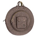 HOUSSE MEINL CYMBALES 22 SMILICUIR BRUN