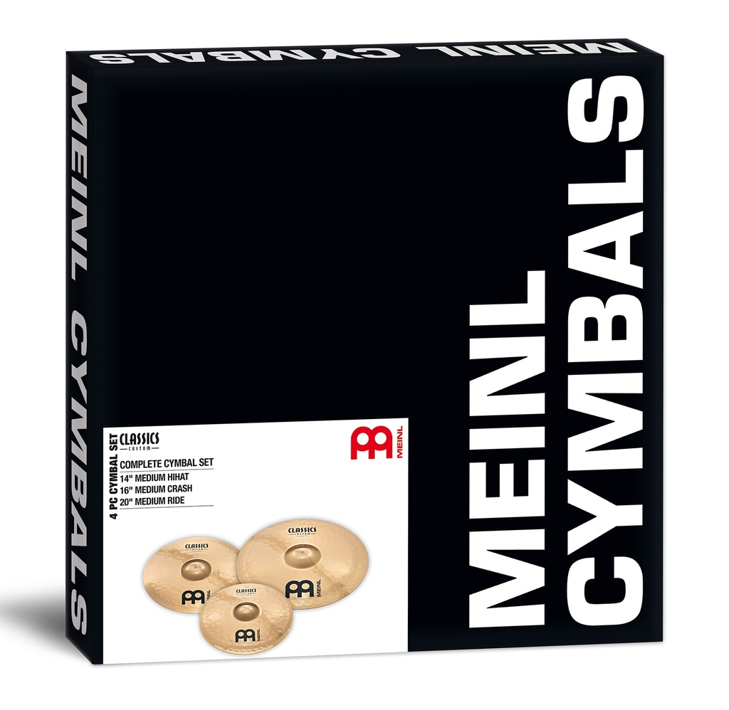Pack Cymbales CLASSICS CUSTOM - 14/16/20 | MEINL