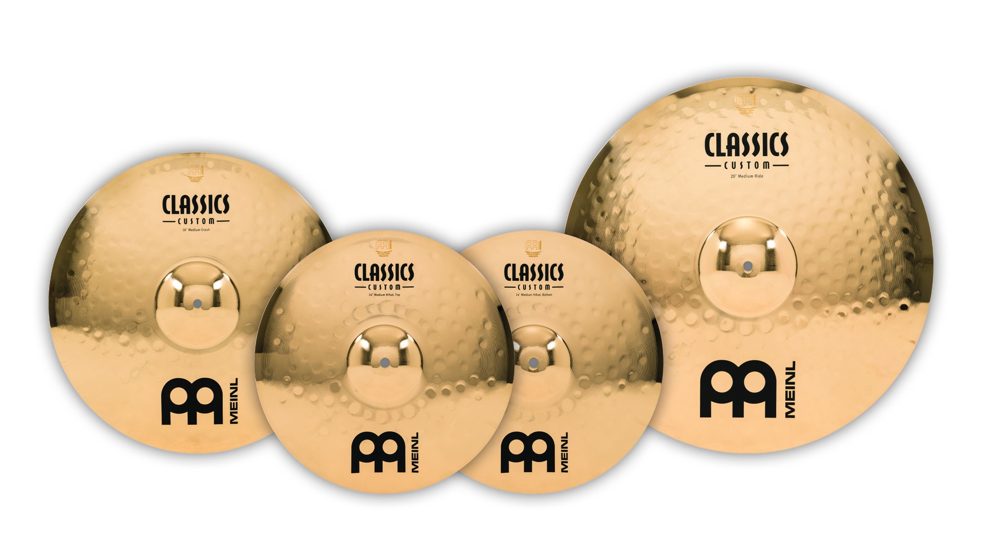 Pack Cymbales CLASSICS CUSTOM - 14/18/20 | MEINL