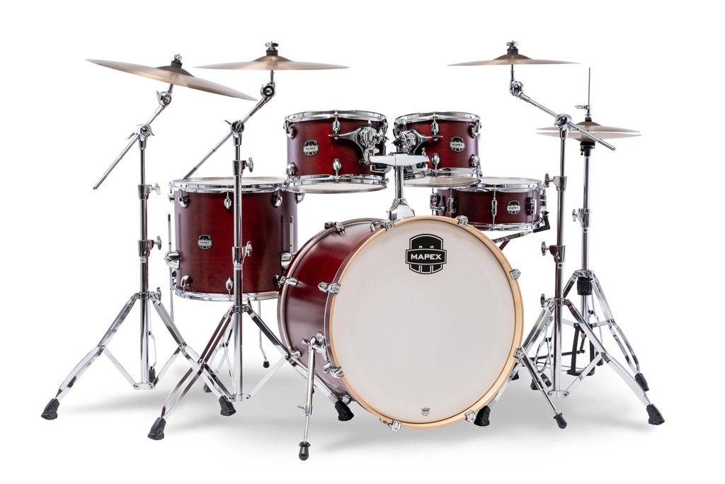 Batterie MAPEX Mars maple pop rock 5f merlot sat Rock - GC22