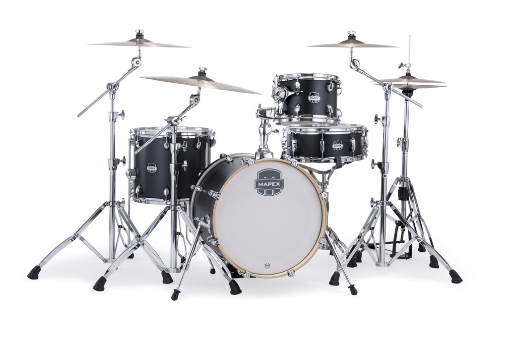 Batterie MAPEX Mars maple travel kit 4f matte bla Jazz - GC18