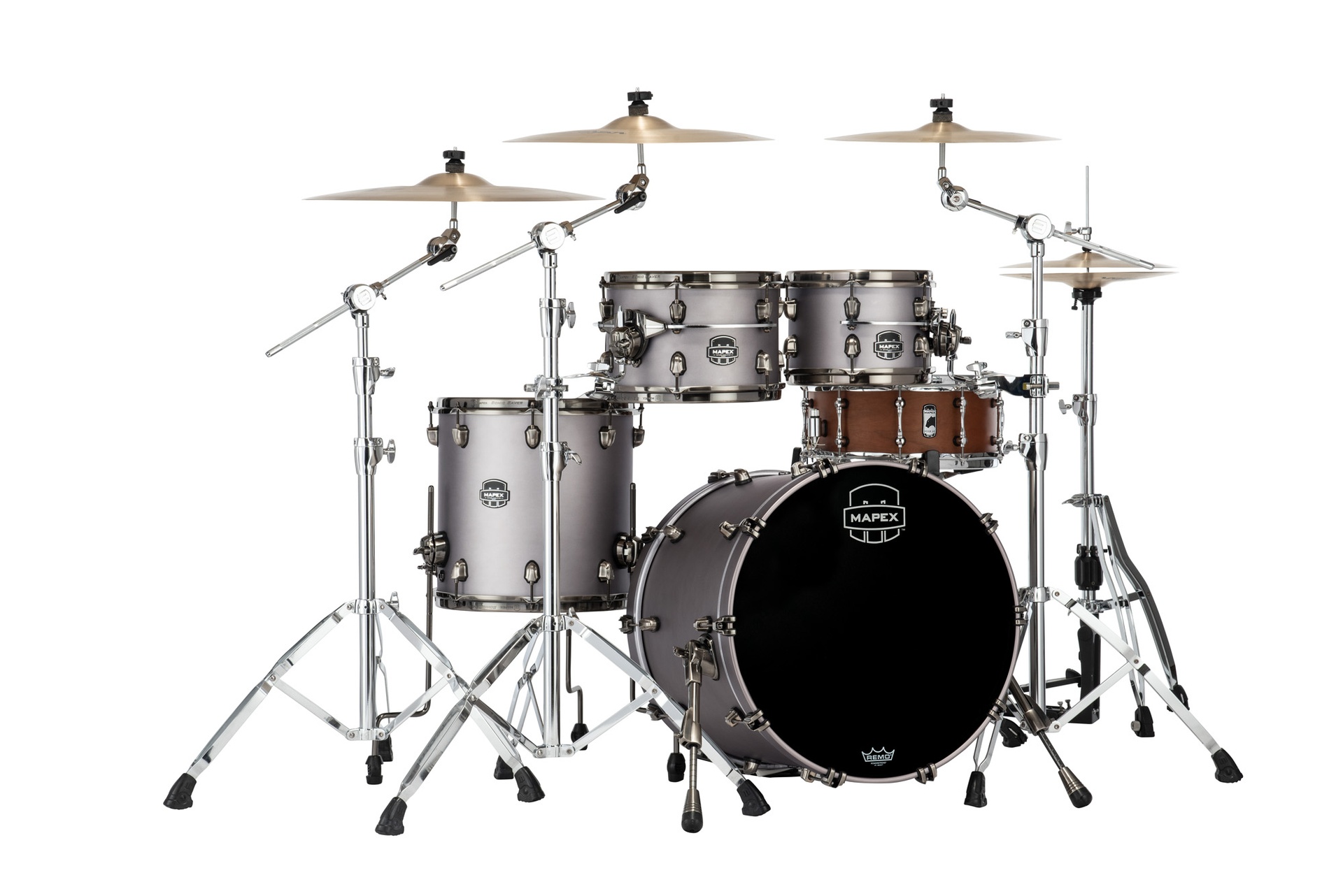 Batterie MAPEX Saturn evo 4 futs gun metal grey Fusion - GC20